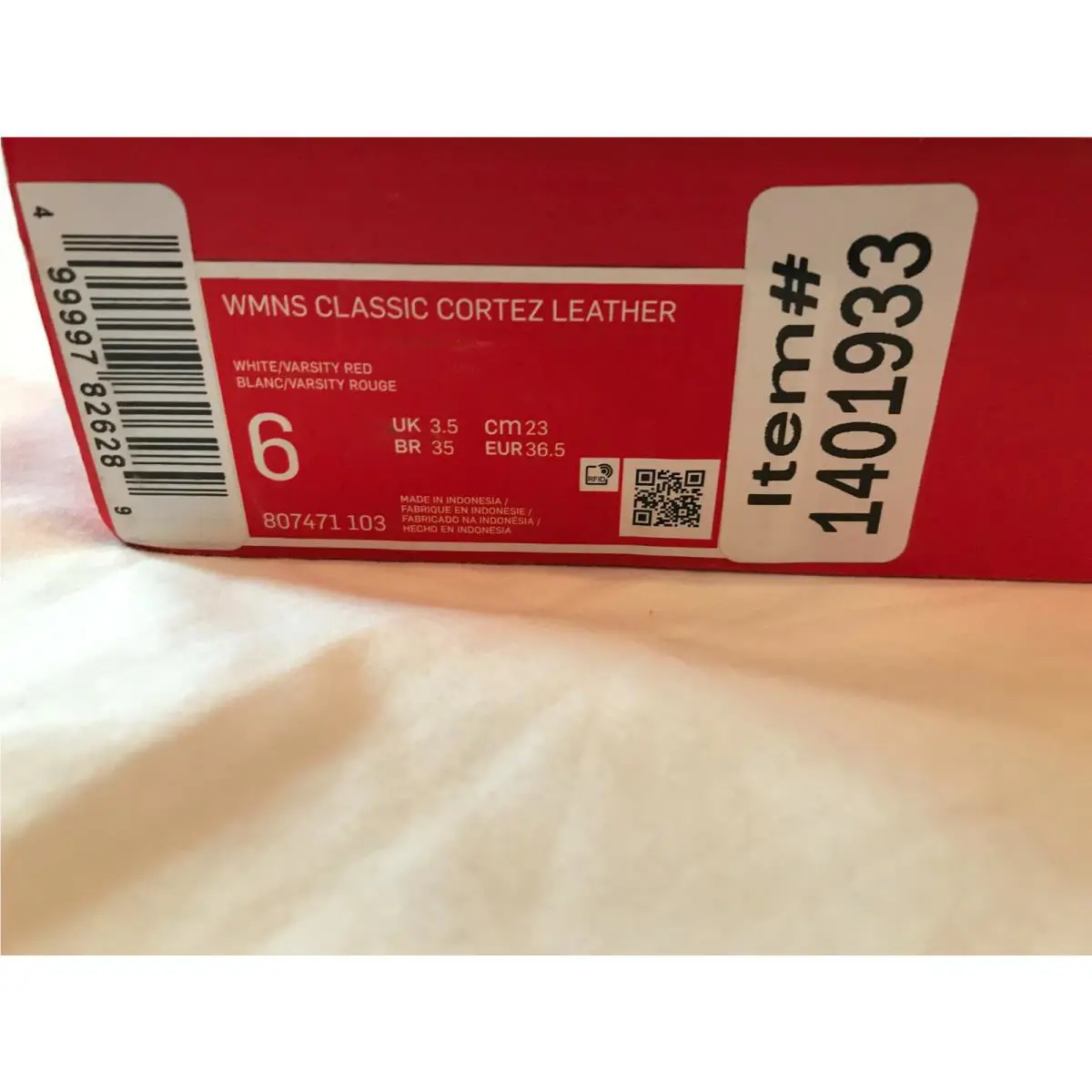 Nike shoes - Nike Classic Cortez - Classic Cortez - 807471 103 - White 6