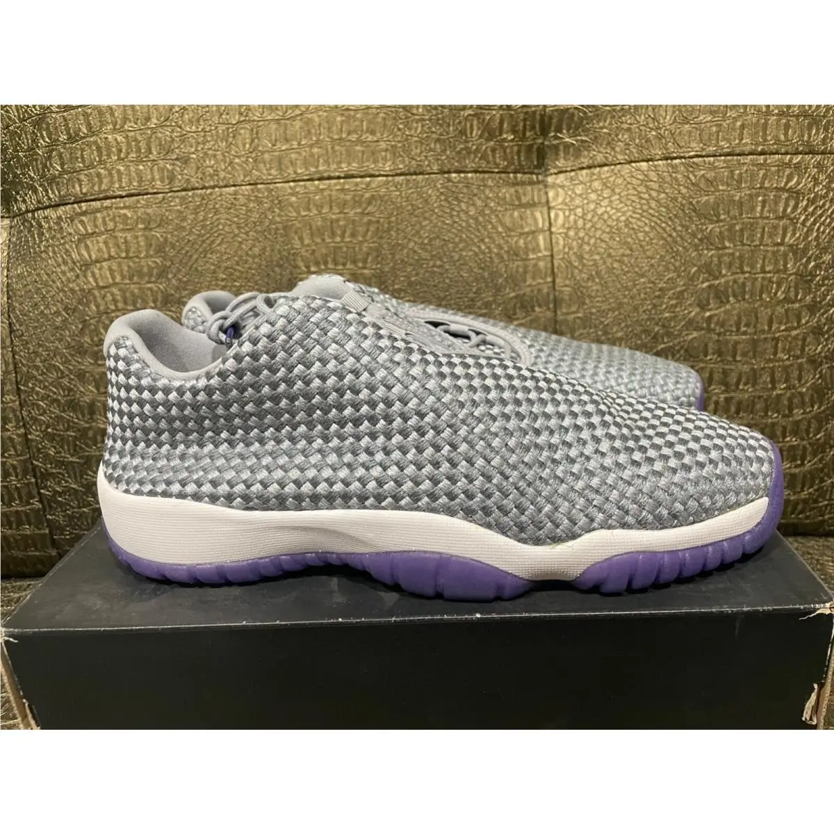 Air Jordan Future Low GG ‘wolf Grey Purple’ 724814 039 Kids SZ 9.5 by Nike