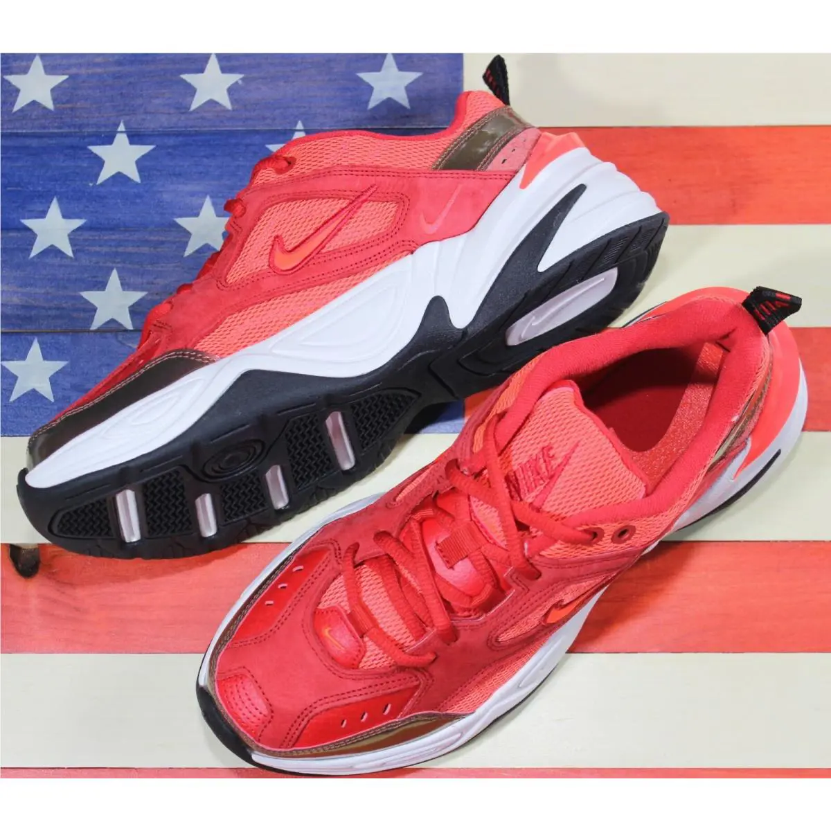 Nike shoes - Nike M2K Tekno - Tekno - AV7030-600 - Red, Manufacturer: University-Red/Phantom/Bright-Crimson 7
