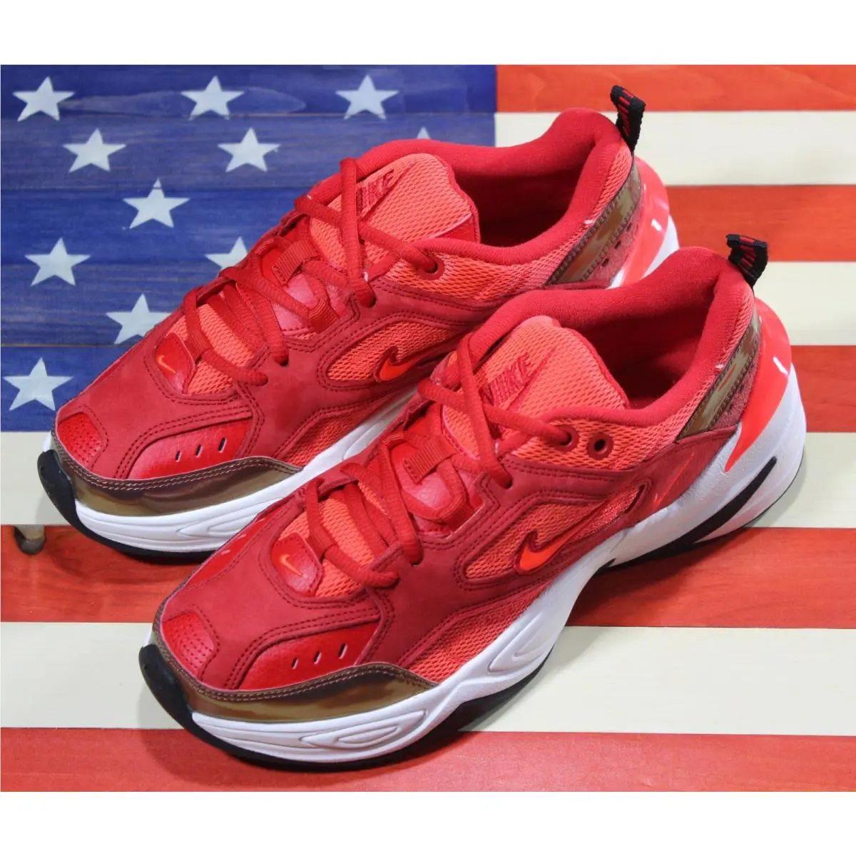 Nike shoes - Nike M2K Tekno - Tekno - AV7030-600 - Red, Manufacturer: University-Red/Phantom/Bright-Crimson 8