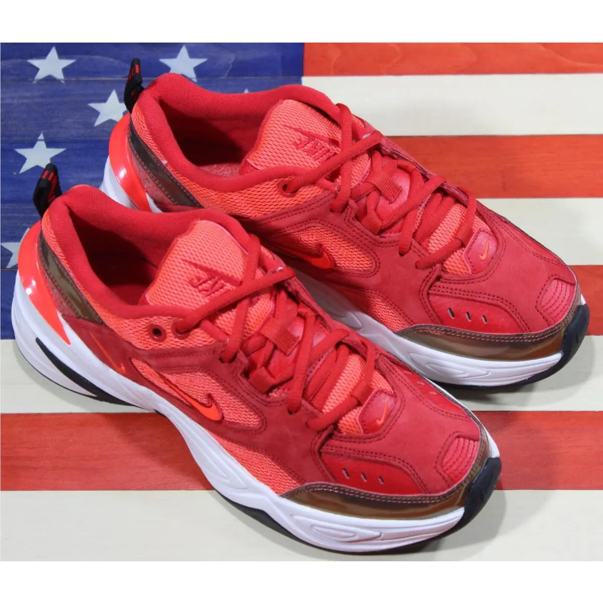 Nike shoes - Nike M2K Tekno - Tekno - AV7030-600 - Red, Manufacturer: University-Red/Phantom/Bright-Crimson 9
