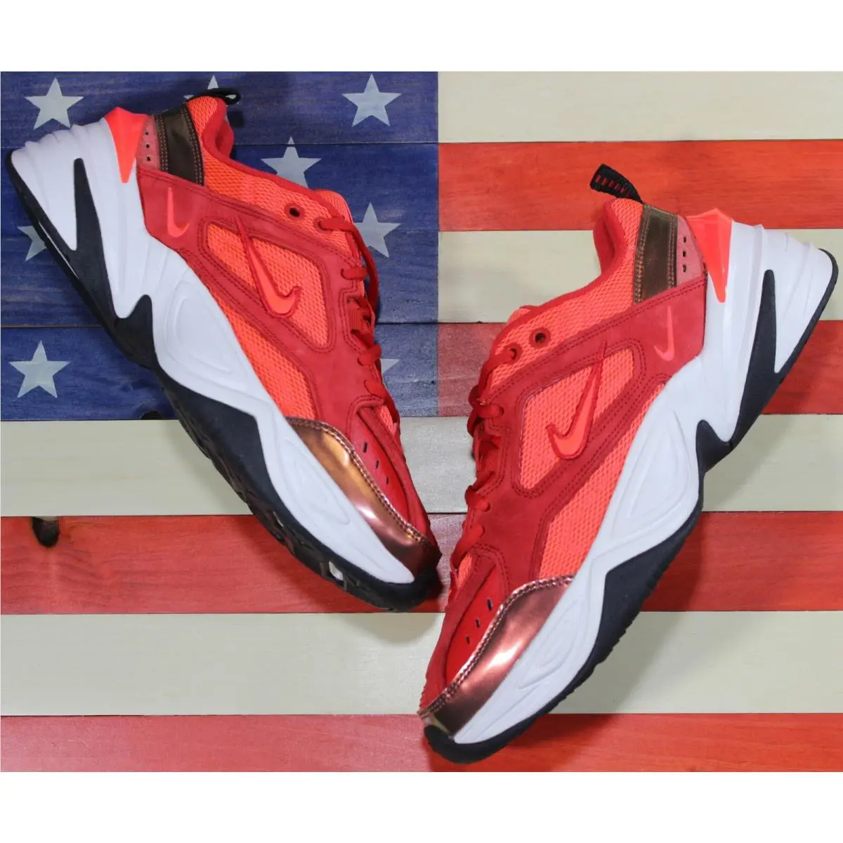 Nike shoes - Nike M2K Tekno - Tekno - AV7030-600 - Red, Manufacturer: University-Red/Phantom/Bright-Crimson 2