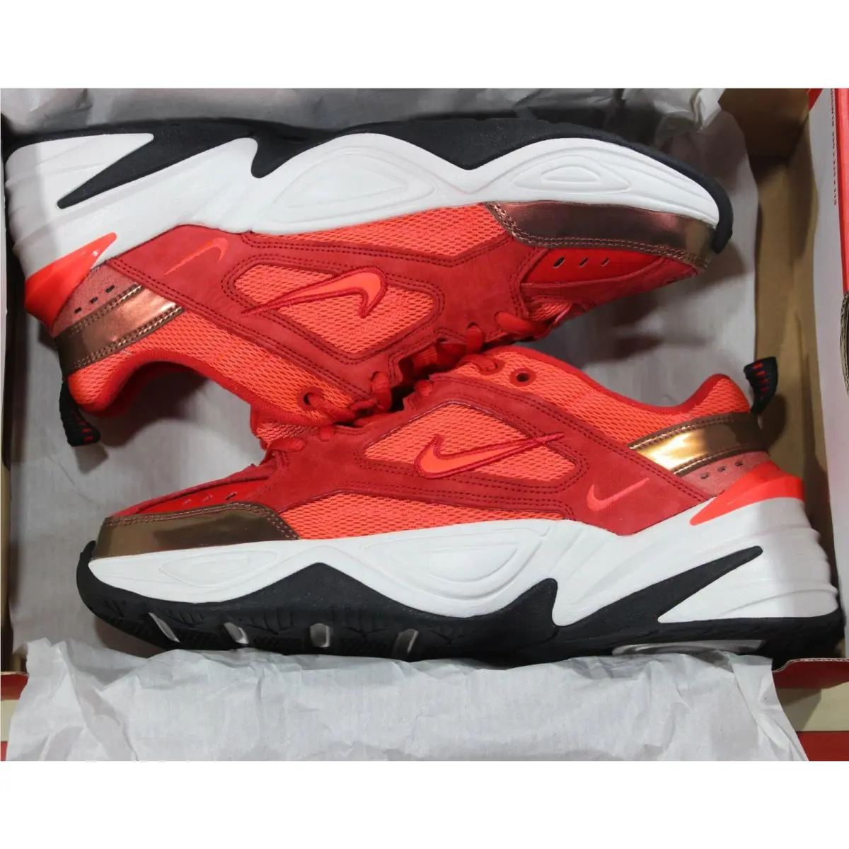 Nike shoes - Nike M2K Tekno - Tekno - AV7030-600 - Red, Manufacturer: University-Red/Phantom/Bright-Crimson 4