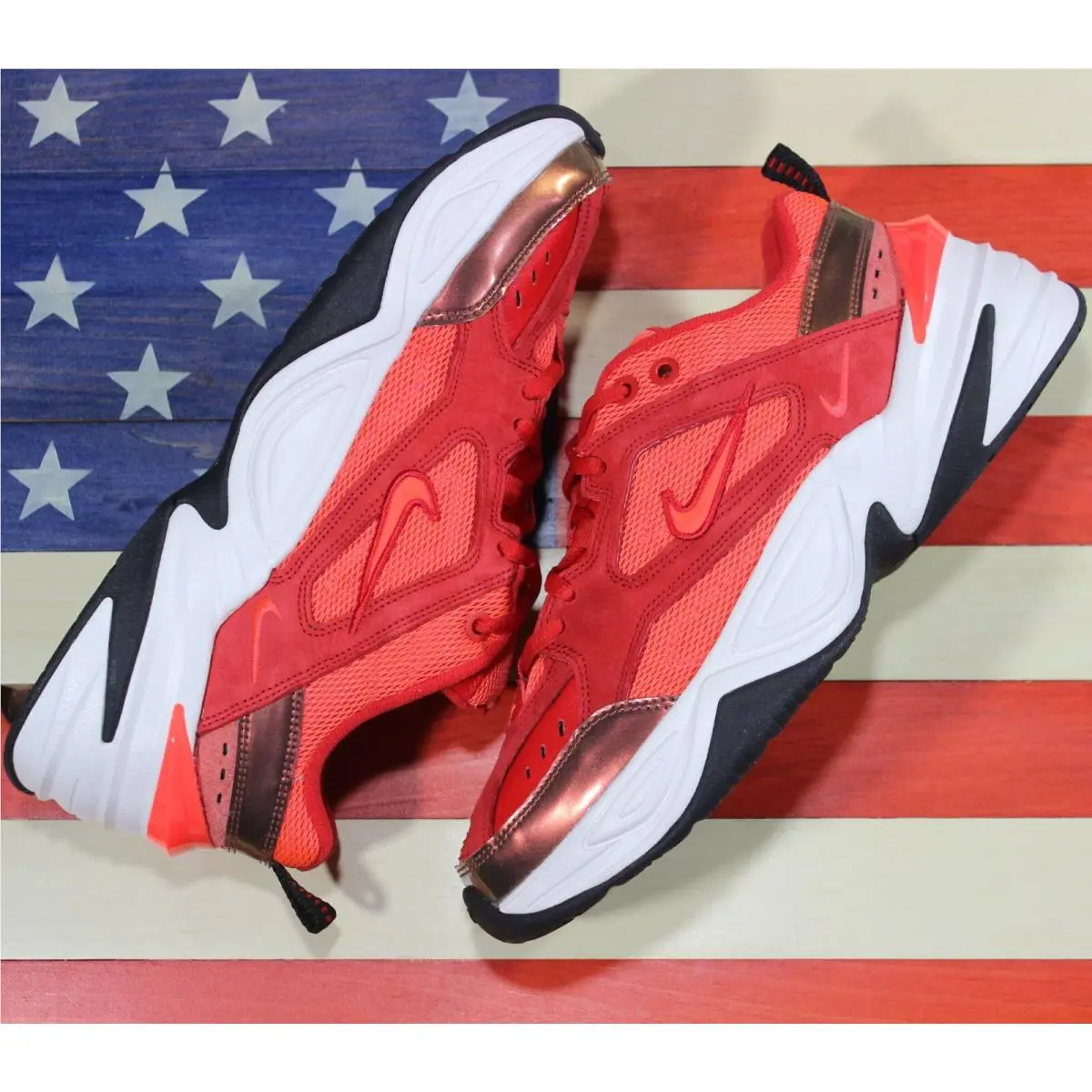 Nike shoes - Nike M2K Tekno - Tekno - AV7030-600 - Red, Manufacturer: University-Red/Phantom/Bright-Crimson 5