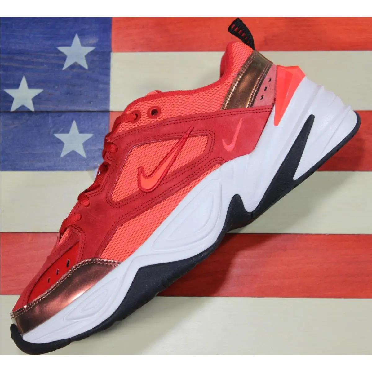 Nike shoes - Nike M2K Tekno - Tekno - AV7030-600 - Red, Manufacturer: University-Red/Phantom/Bright-Crimson 11