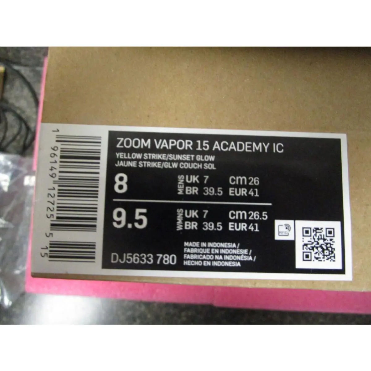 Nike shoes - Nike Zoom Vapor - Zoom Vapor - DJ5633-780 - Yellow 18