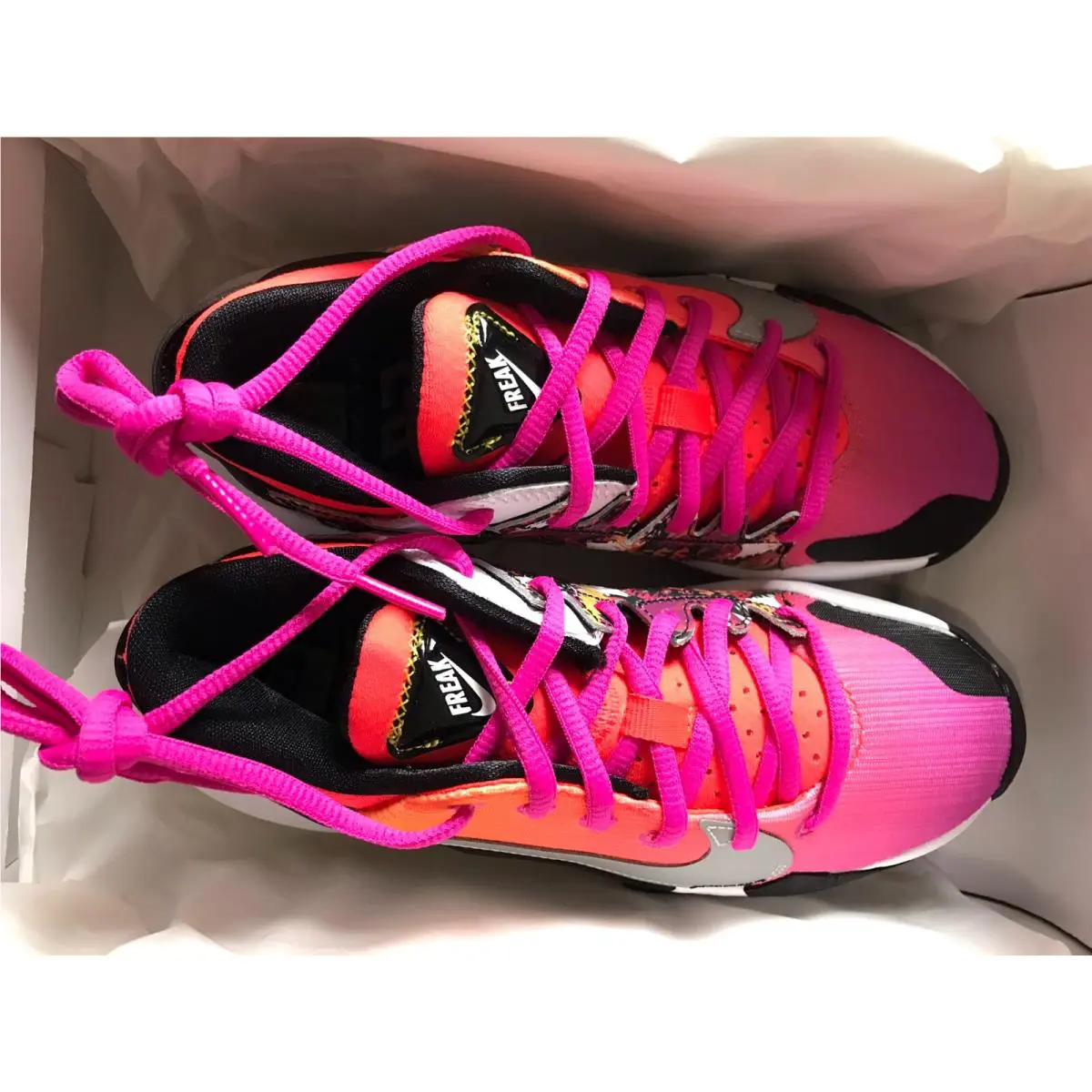 Nike shoes - NIKE FREAK 2 - FREAK - DB4689-600 - Bright Crimson/Fire Pink/White/Black 8