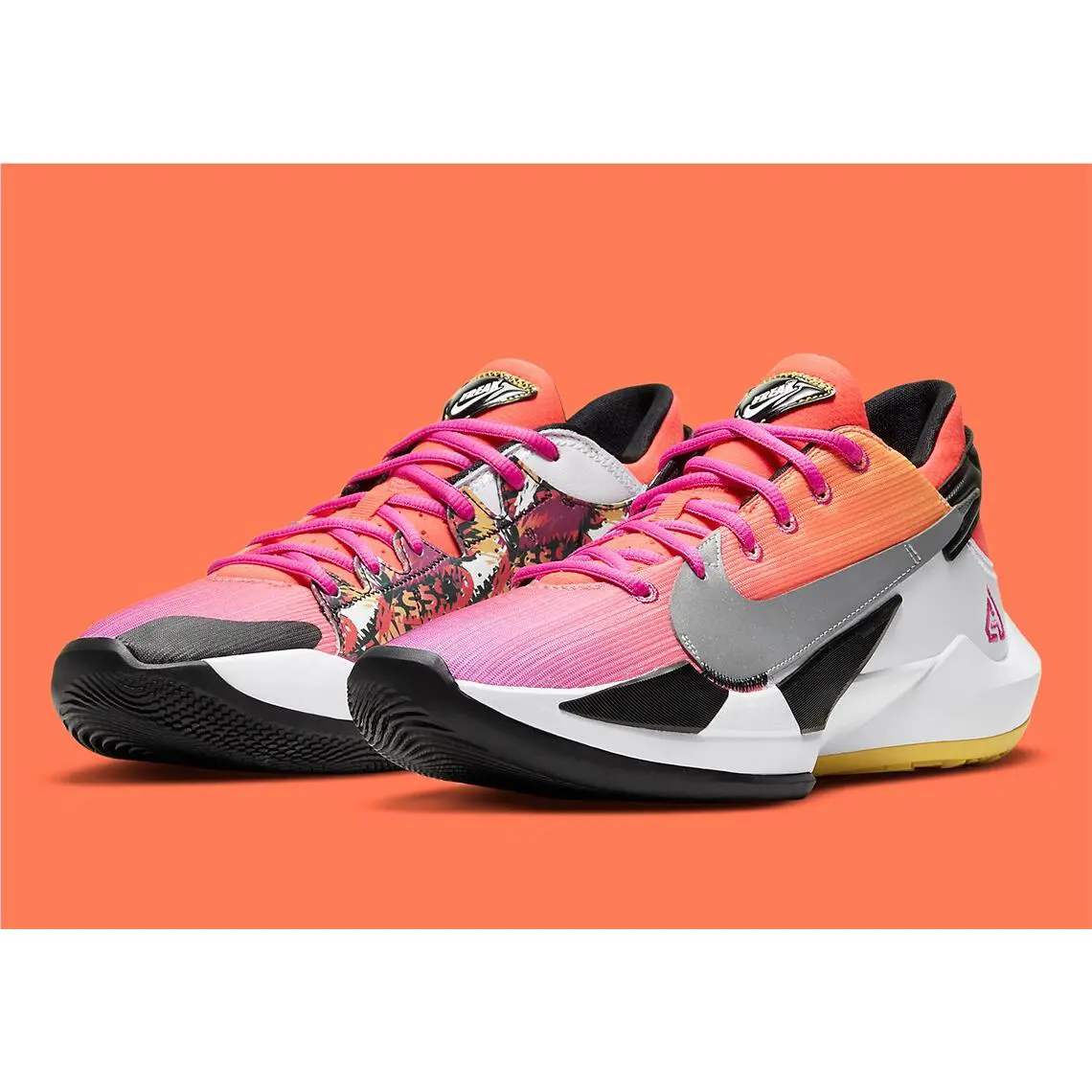 Nike shoes - NIKE FREAK 2 - FREAK - DB4689-600 - Bright Crimson/Fire Pink/White/Black 4