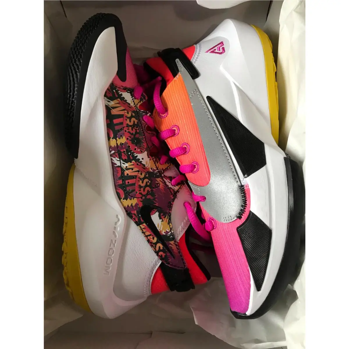 Nike shoes - NIKE FREAK 2 - FREAK - DB4689-600 - Bright Crimson/Fire Pink/White/Black 7