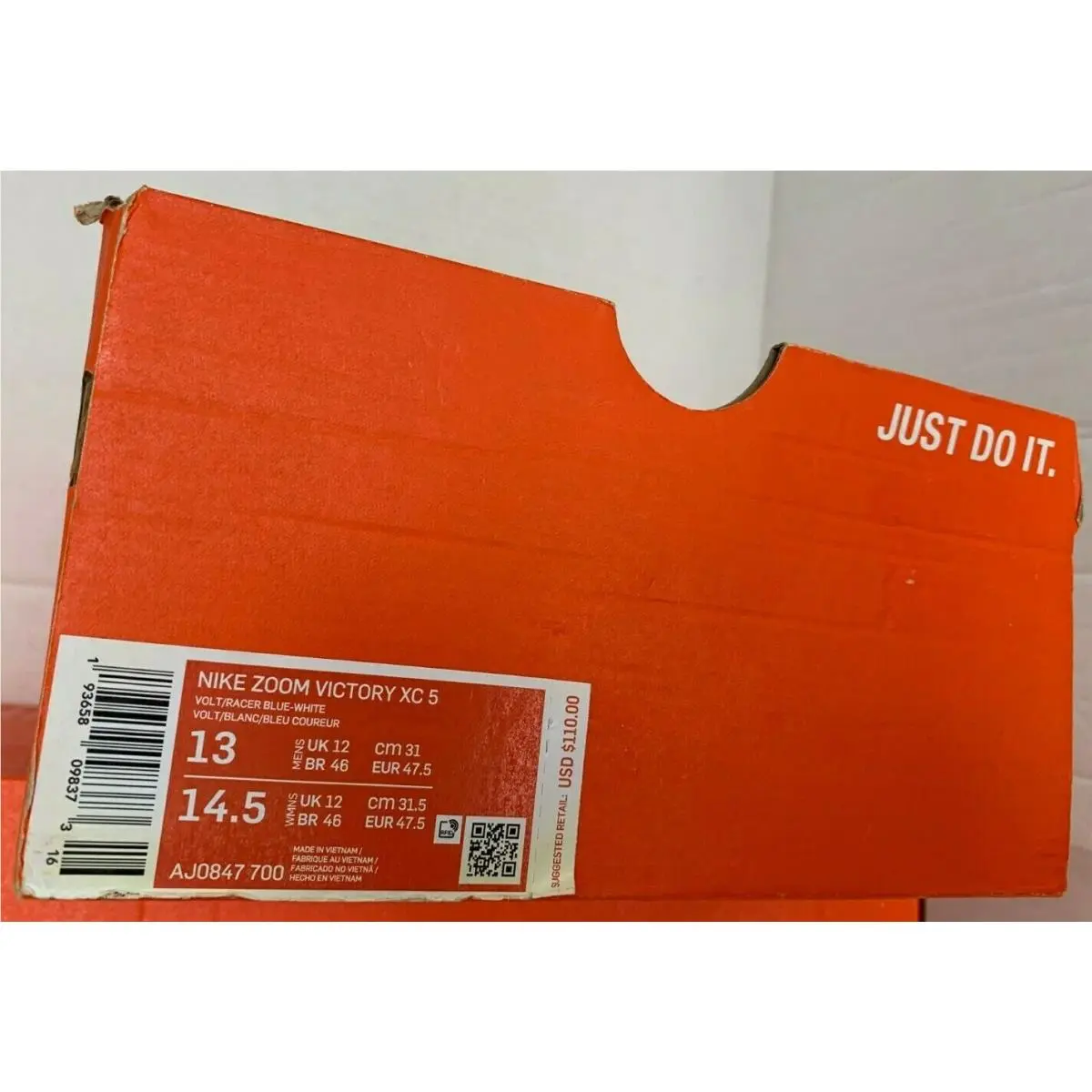 Nike shoes - Nike Zoom Victory XC 5 - AJ0847 700 - VOLT/RACER BLUE-WHITE 8
