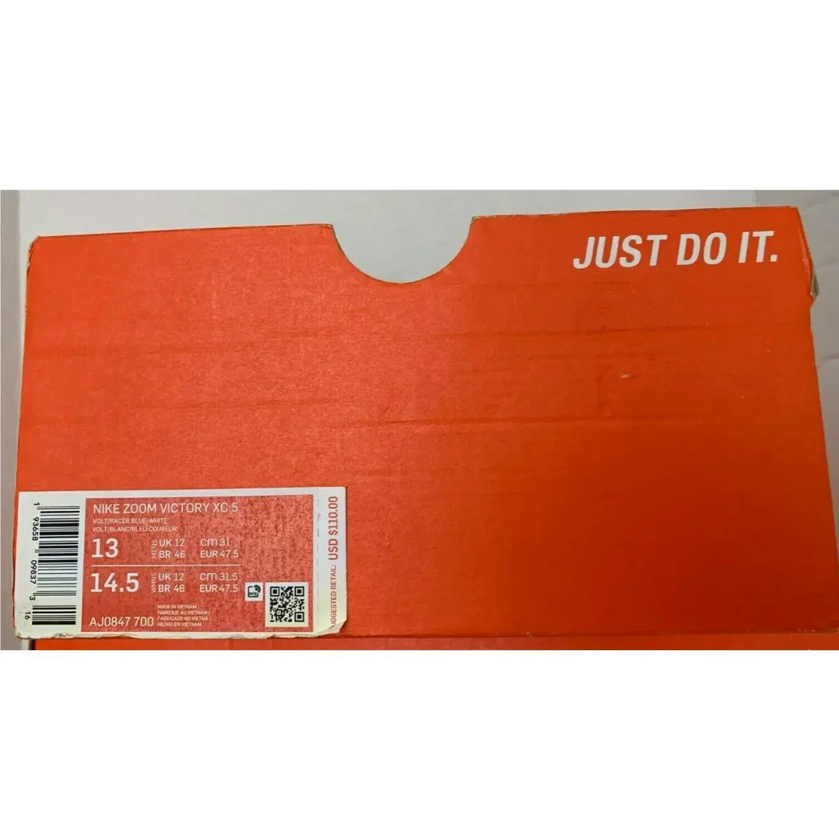 Nike shoes - Nike Zoom Victory XC 5 - AJ0847 700 - VOLT/RACER BLUE-WHITE 4