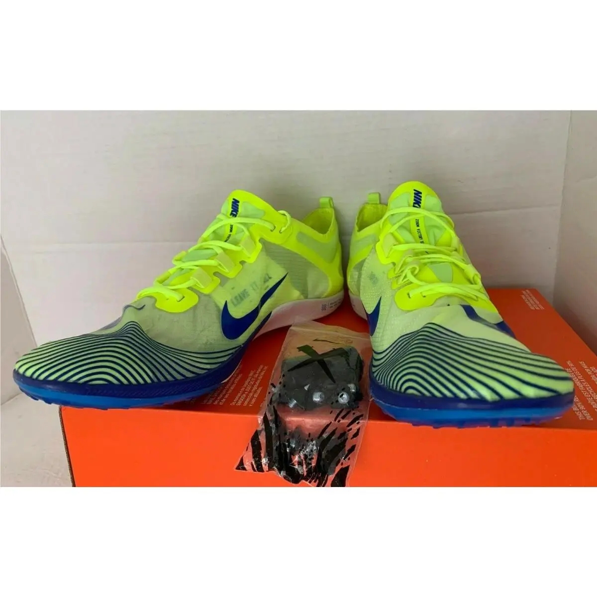Nike shoes - Nike Zoom Victory XC 5 - AJ0847 700 - VOLT/RACER BLUE-WHITE 12