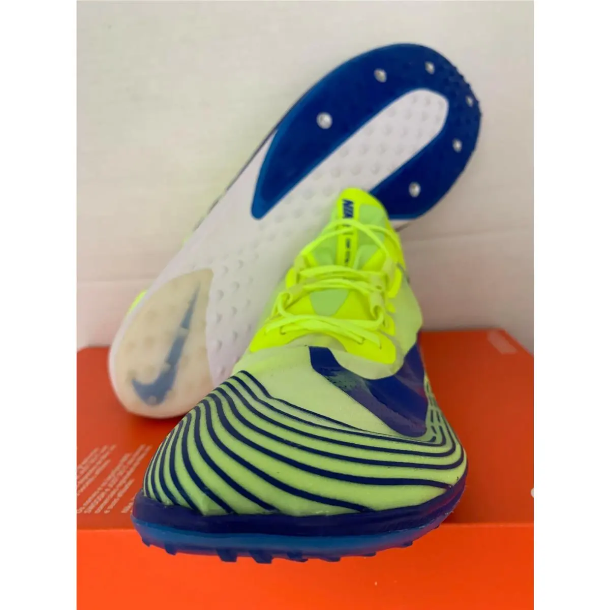 Nike shoes - Nike Zoom Victory XC 5 - AJ0847 700 - VOLT/RACER BLUE-WHITE 13