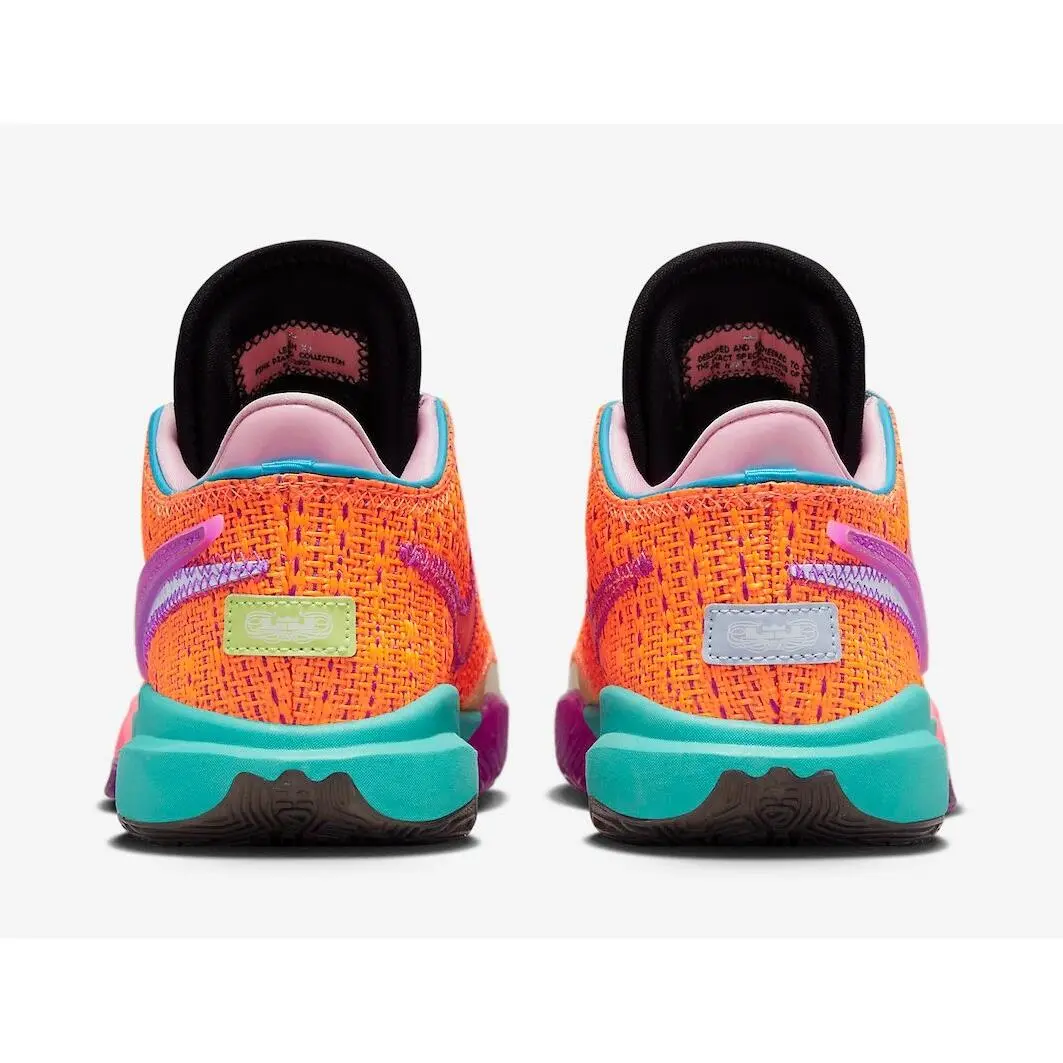 Nike shoes - Nike LeBron 20 - LeBron - DJ5423-800 - Total Orange/Vivid Purple/Green Strike/Hot Punch 11