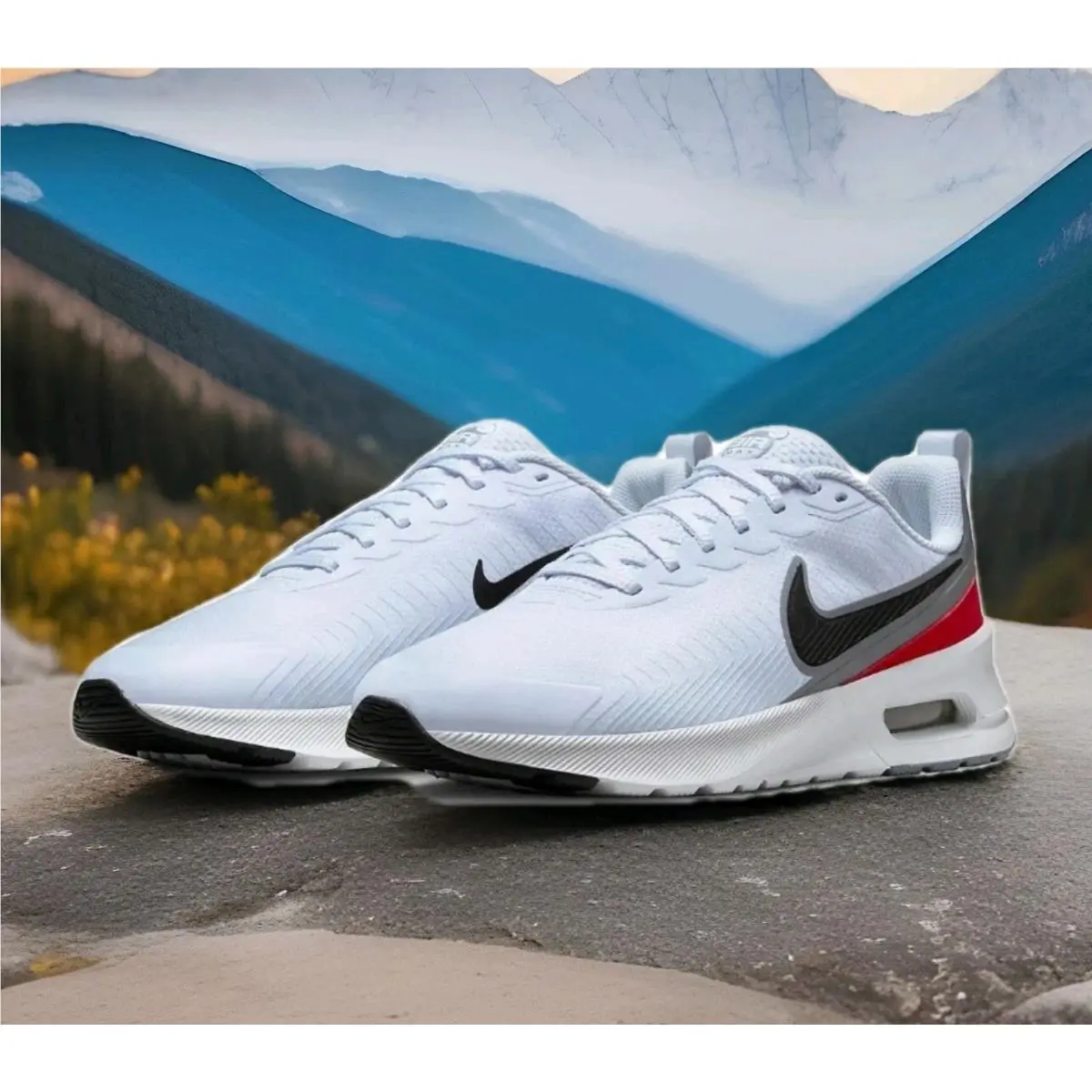 Nike shoes - Nike Air Max Nuaxis - Air Max Nuaxis - FD4329-002 - Football Grey/White/Gym Red/Black 8