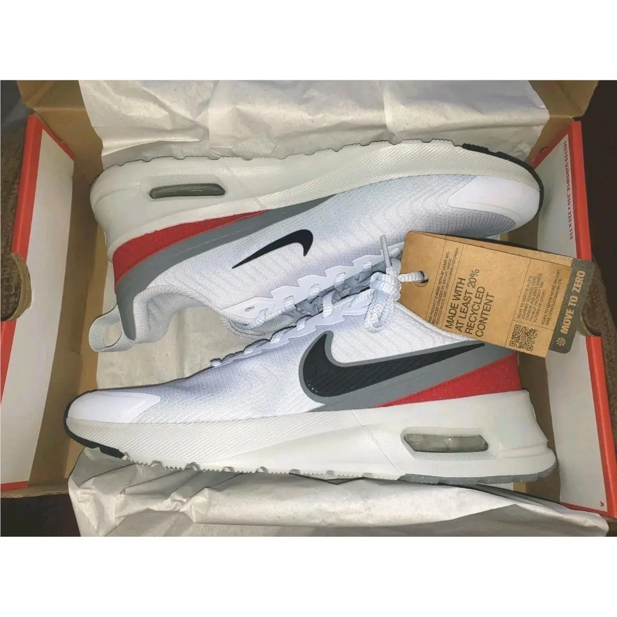 Nike shoes - Nike Air Max Nuaxis - Air Max Nuaxis - FD4329-002 - Football Grey/White/Gym Red/Black 13