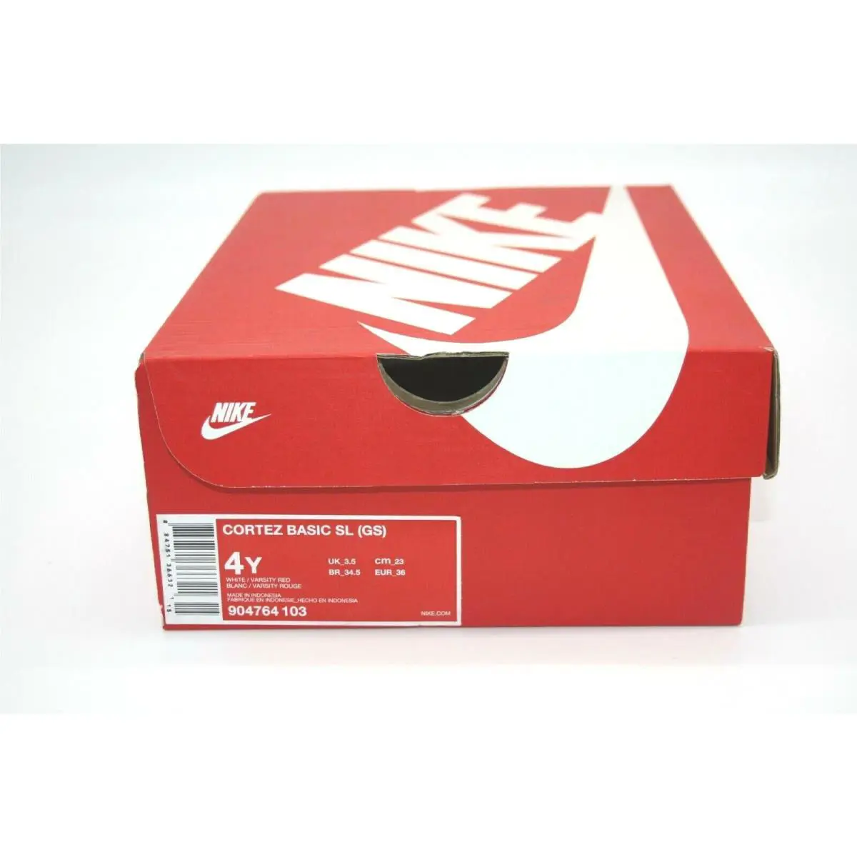 Nike shoes - CORTEZ BASIC SL - CORTEZ BASIC - WHITE/VARSITY RED 7