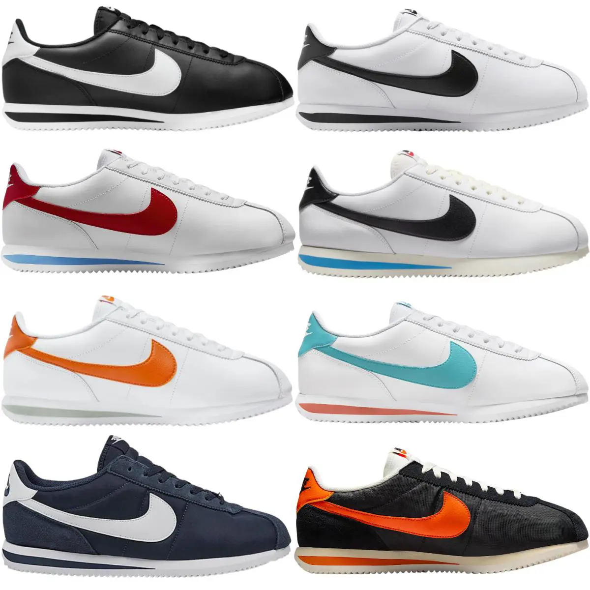 Nike shoes - Nike Cortez - Cortez - Black/White 44