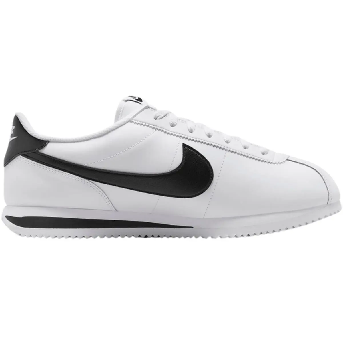 Cortez Men Sneaker Shoe US Size 7-14 Colors Athletic Casual White/Black by Nike