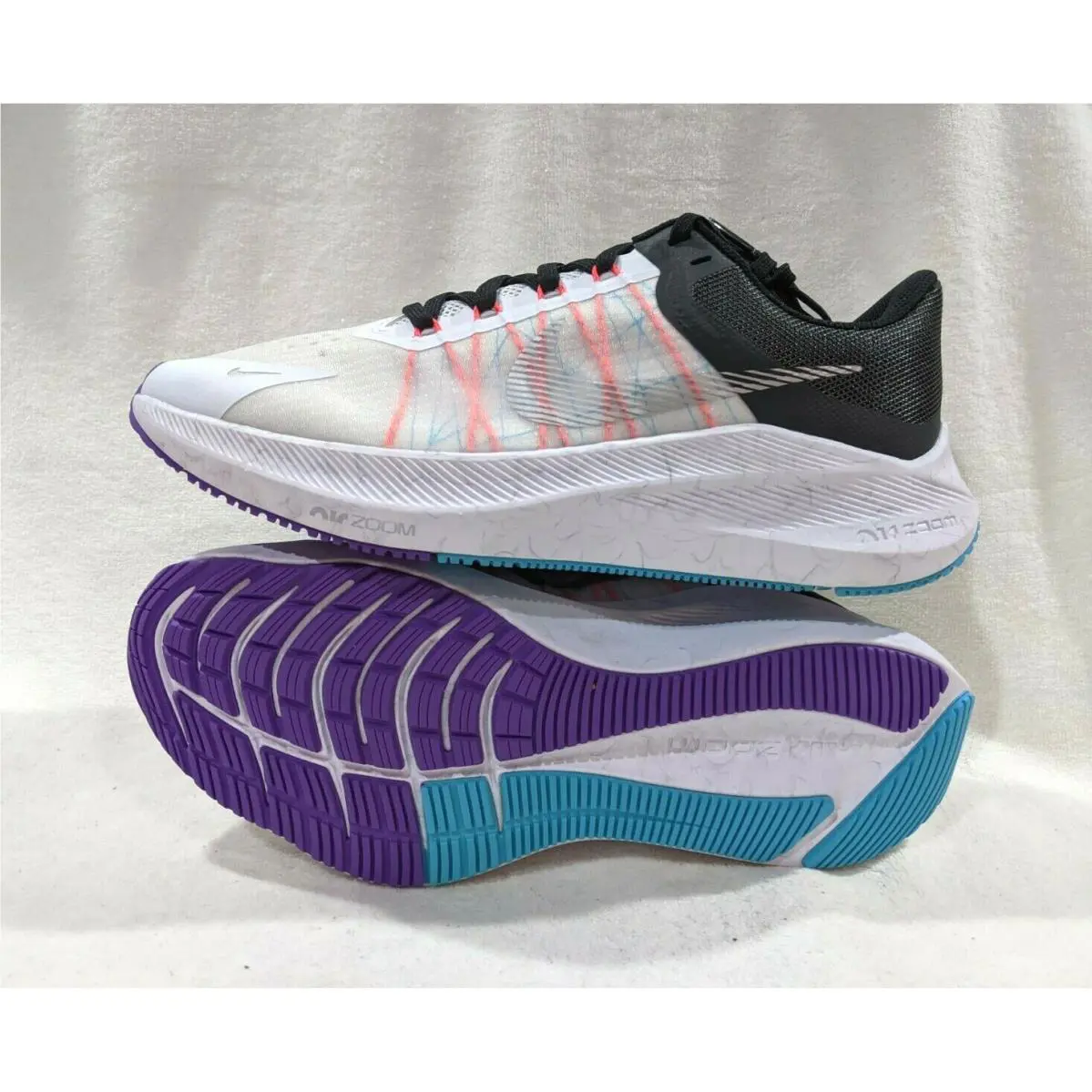 Nike shoes - Nike Winflo 8 - Winflo - CW34321-103 - White/Silver/Black 0
