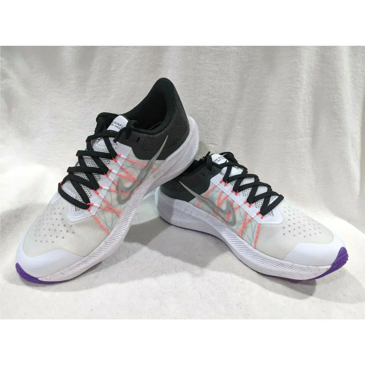 Nike shoes - Nike Winflo 8 - Winflo - CW34321-103 - White/Silver/Black 7