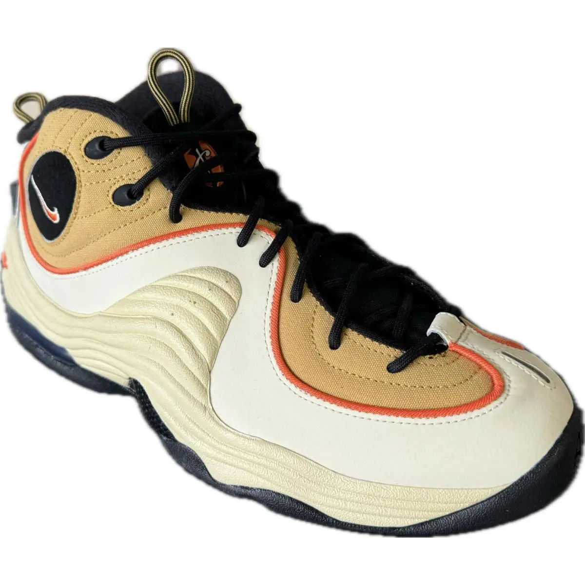 Nike shoes - Nike Air Penny - Air Penny - DV7229-700 - Wheat Gold -Safety Orange-Black (UPC: 196604395175) 5