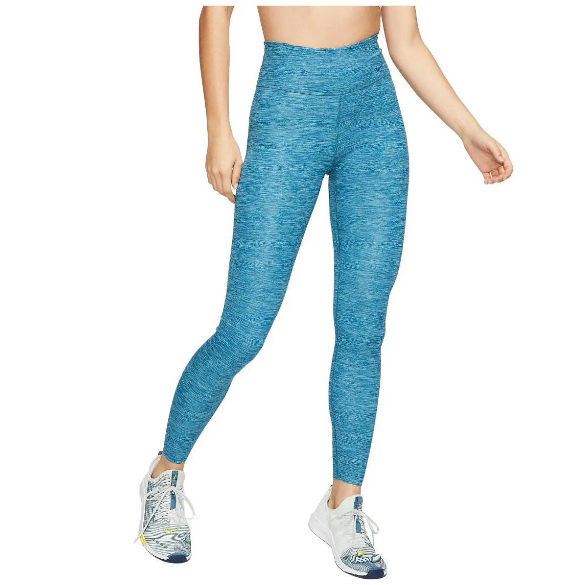 Women`s One Luxe Heathered Mid-rise Training Leggings by Nike