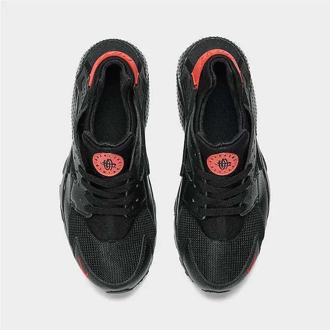 Nike shoes - Black, Habanero Red 3