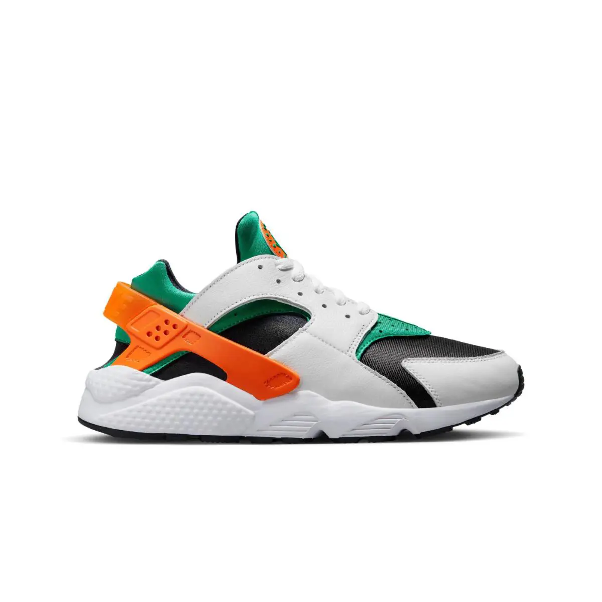 Nike Air Huarache Miami Hurricanes White Green Orange DD1068-111 Men`s 8-8.5 - White