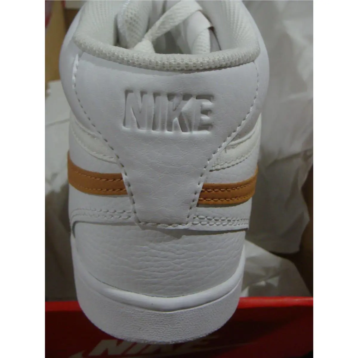 Nike shoes - Nike Court Vision - Court Vision - WHITE/LT COGNAC 3