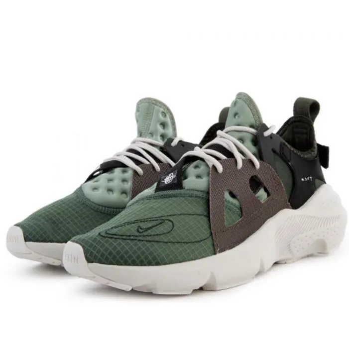 Men Nike Huarache Type Running Athletic Shoes Juniper Fog/flight Bone BQ5102-300 - Juniper Fog/Light Bone