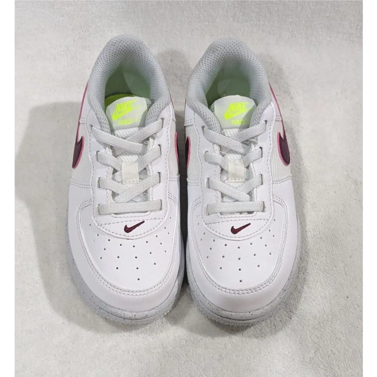 Nike shoes - Nike Force 1 Crater NN - DH8697-100 DH8697 - White/Sangria/Volt 1