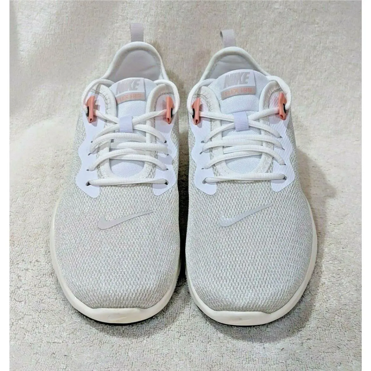 Nike shoes - Nike Flex Trainer 9 - Flex Trainer - AQ7491-006 - Vast Grey/White/Coral