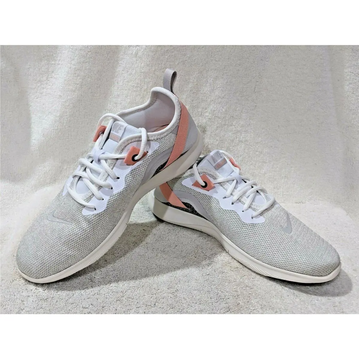 Nike shoes - Nike Flex Trainer 9 - Flex Trainer - AQ7491-006 - Vast Grey/White/Coral