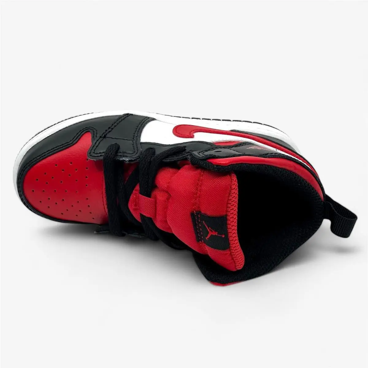 Nike shoes - Air Jordan 1 Mid - Air Mid - 640735 079 - Black, Manufacturer: Black Fire Red White 8