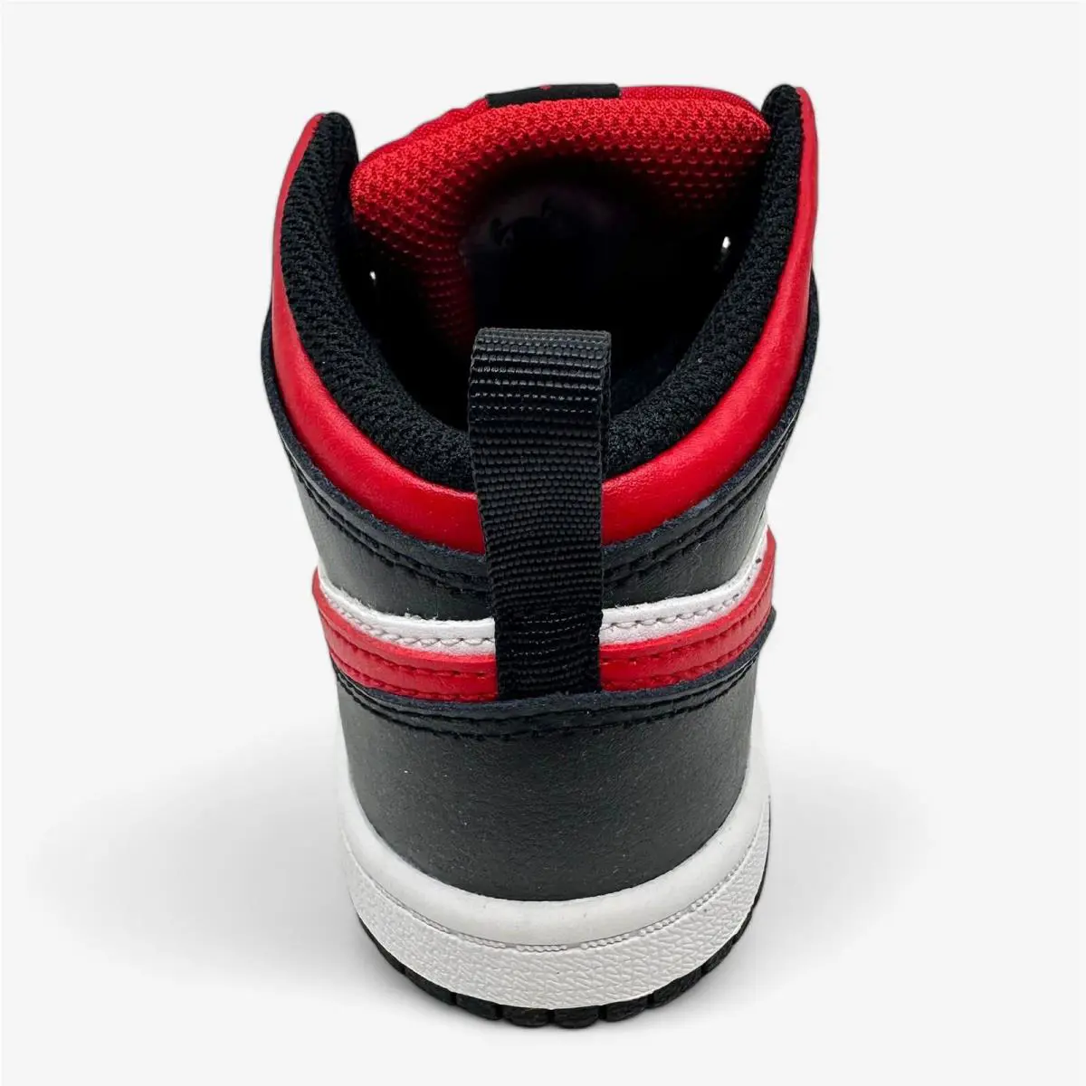 Nike shoes - Air Jordan 1 Mid - Air Mid - 640735 079 - Black, Manufacturer: Black Fire Red White 9