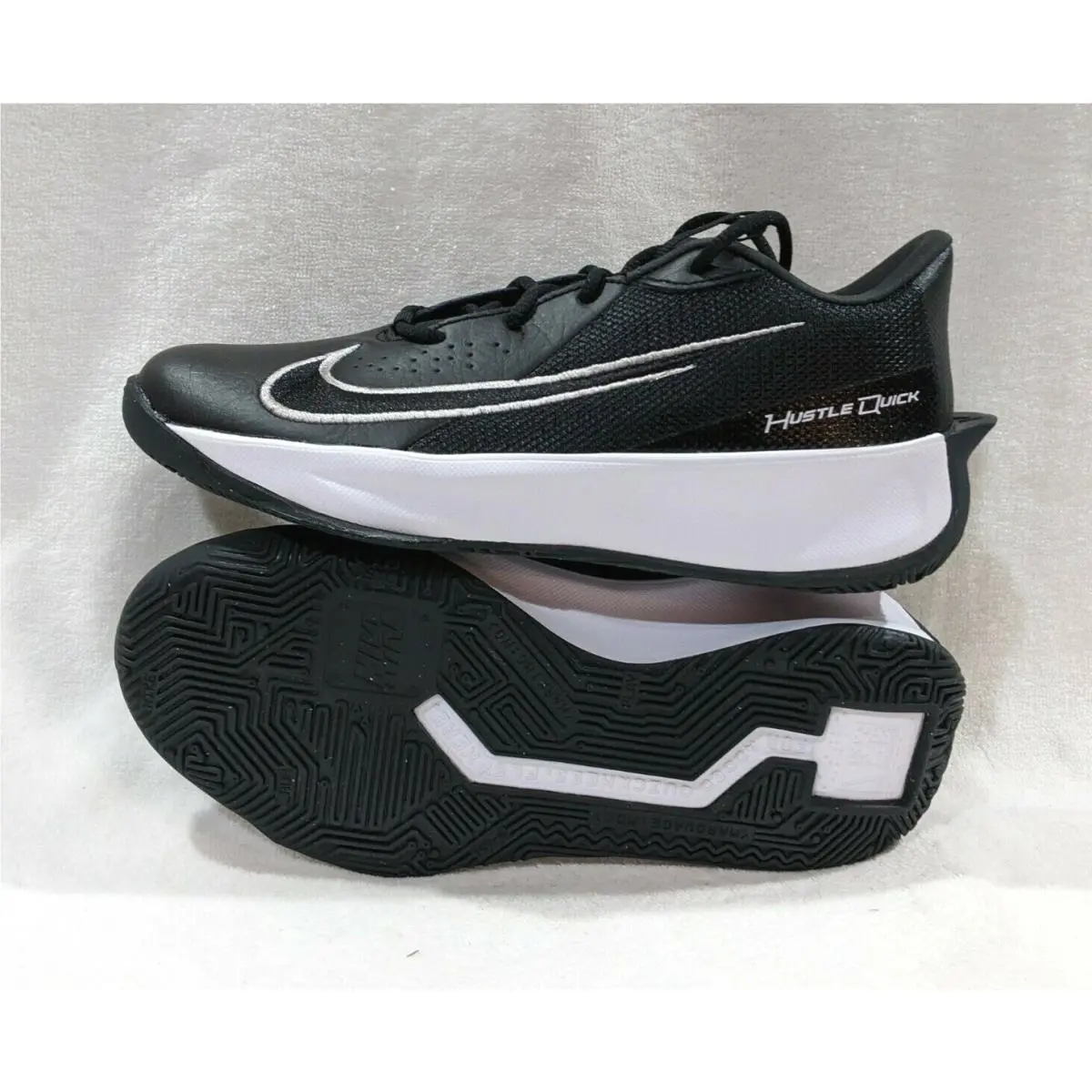 Nike shoes - Nike Team Hustle Quick 3 - DA2781 DA2781-002 - Black/Silver 8