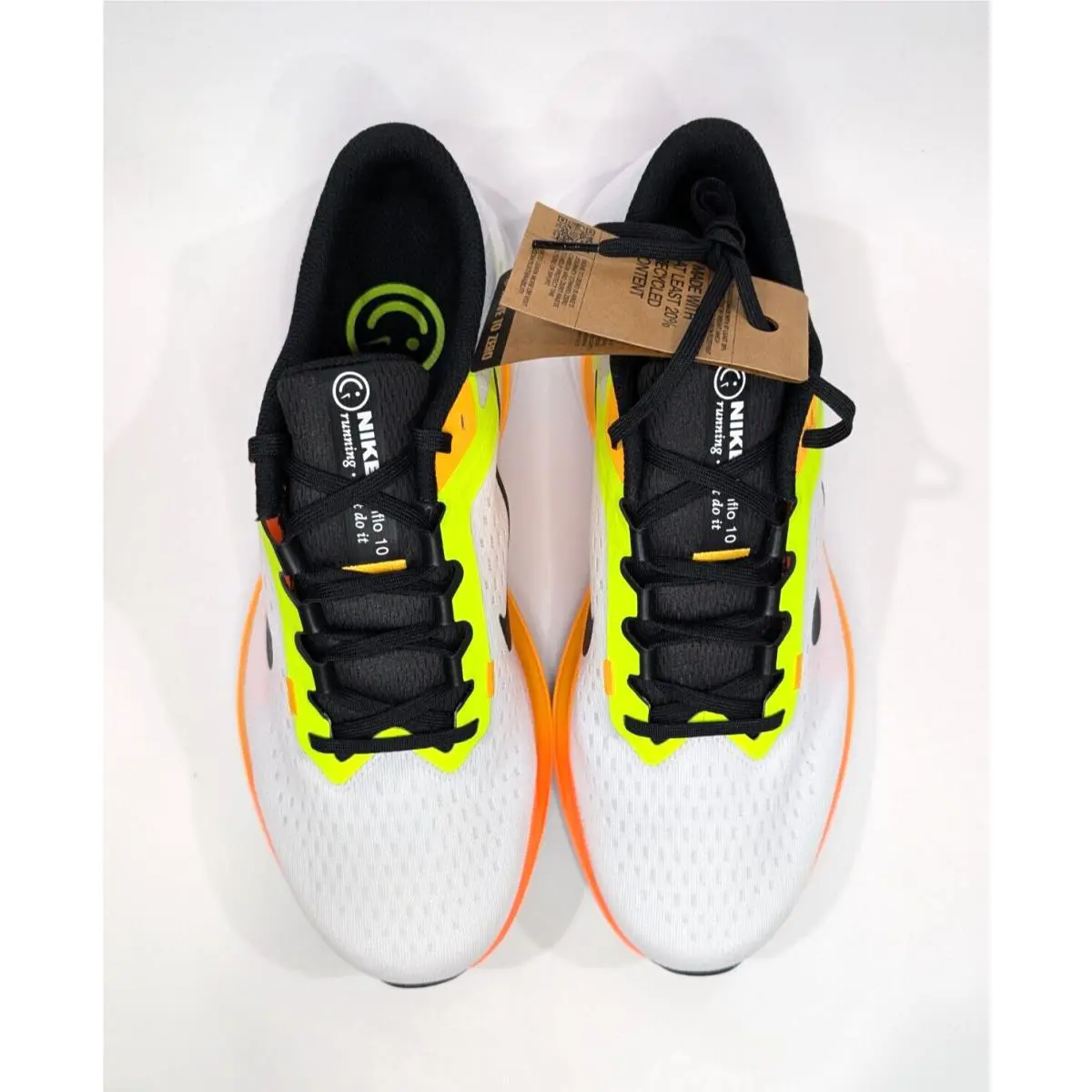 Nike shoes - Nike Air Winflo 10 - Air Winflo - DV4022-101 - White/Black/Volt/Orange 0