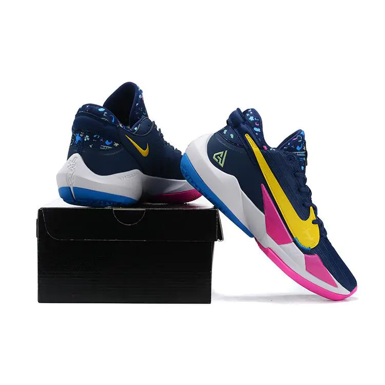 Nike shoes - NIKE FREAK 2 - FREAK - DB4689-400 - Midnight Navy/Poison Green-Fire Pink 6