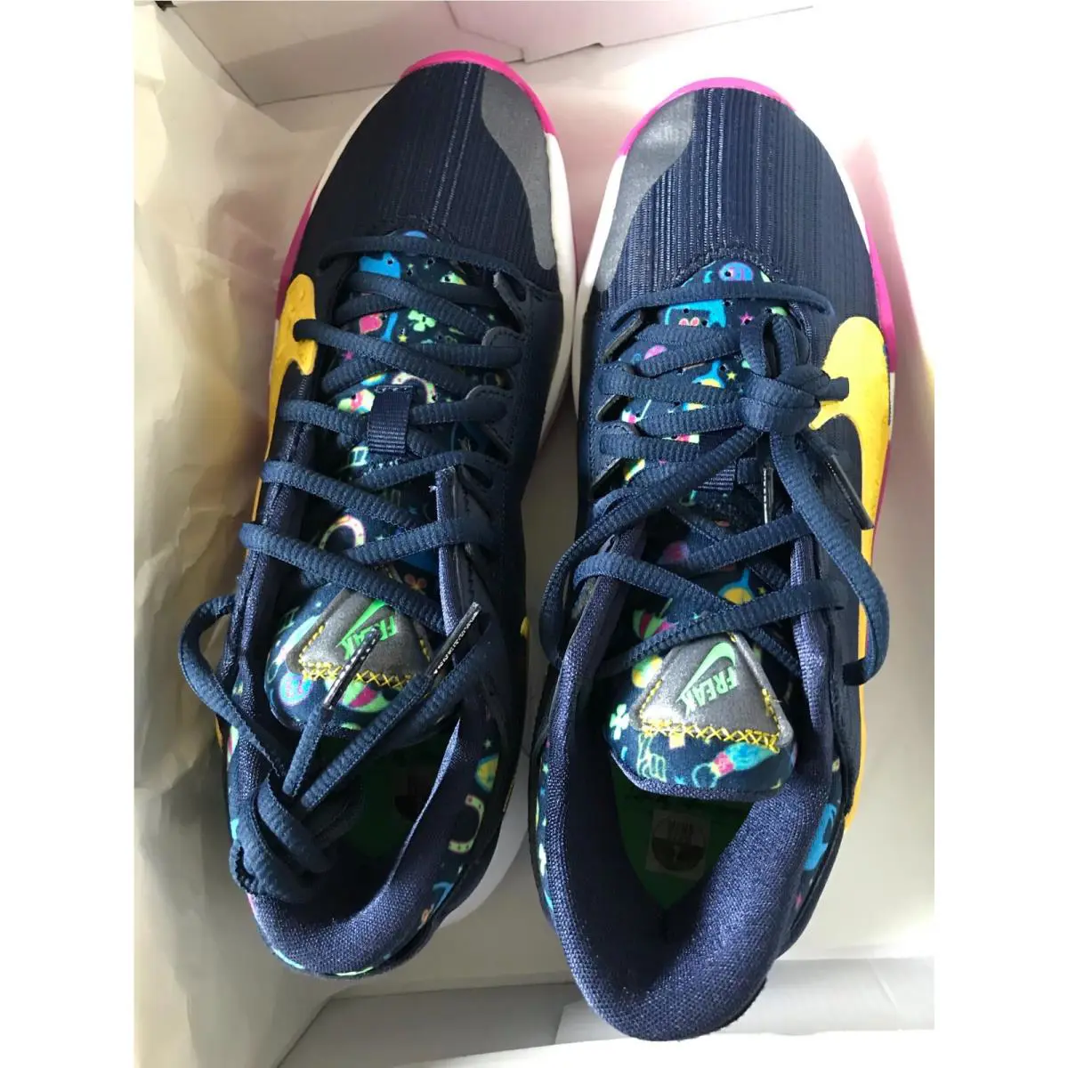 Nike shoes - NIKE FREAK 2 - FREAK - DB4689-400 - Midnight Navy/Poison Green-Fire Pink 8