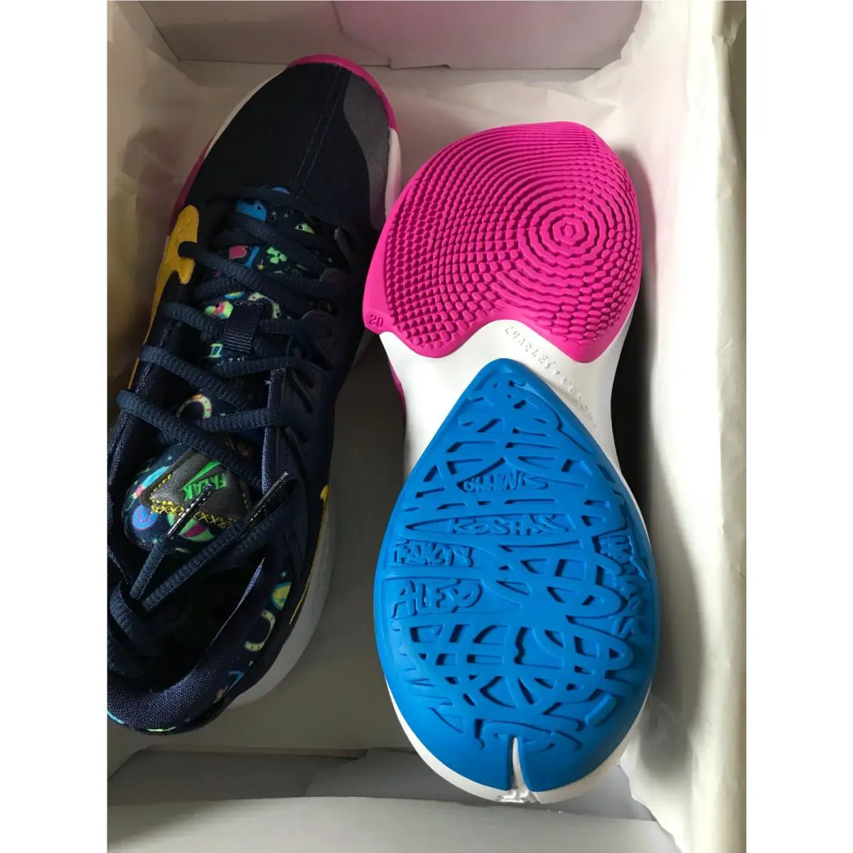 Nike shoes - NIKE FREAK 2 - FREAK - DB4689-400 - Midnight Navy/Poison Green-Fire Pink 10