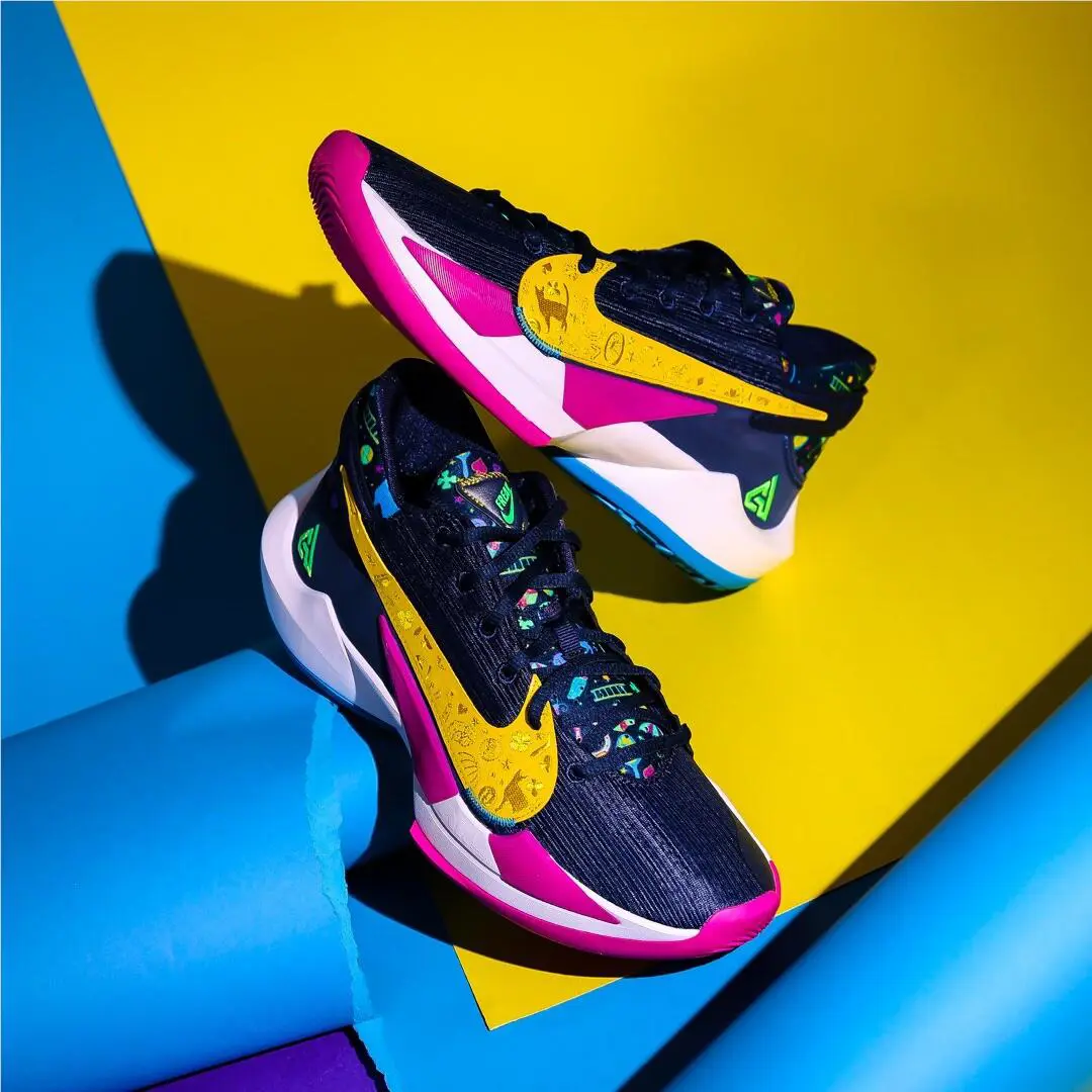 Nike shoes - NIKE FREAK 2 - FREAK - DB4689-400 - Midnight Navy/Poison Green-Fire Pink 0