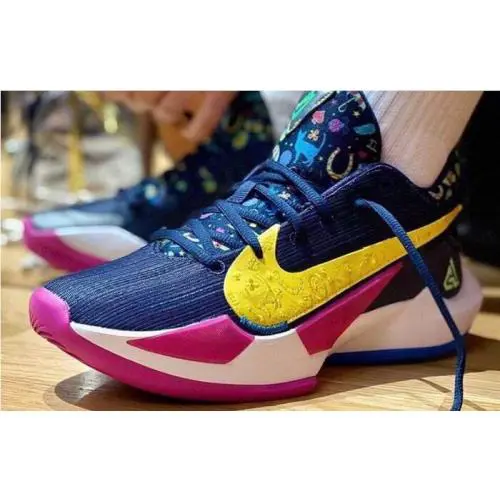 Nike shoes - NIKE FREAK 2 - FREAK - DB4689-400 - Midnight Navy/Poison Green-Fire Pink 4