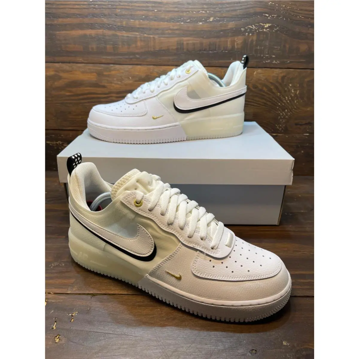 Nike shoes - Nike Air Force 1 - Air Force - DQ7669-100 - Gold 8