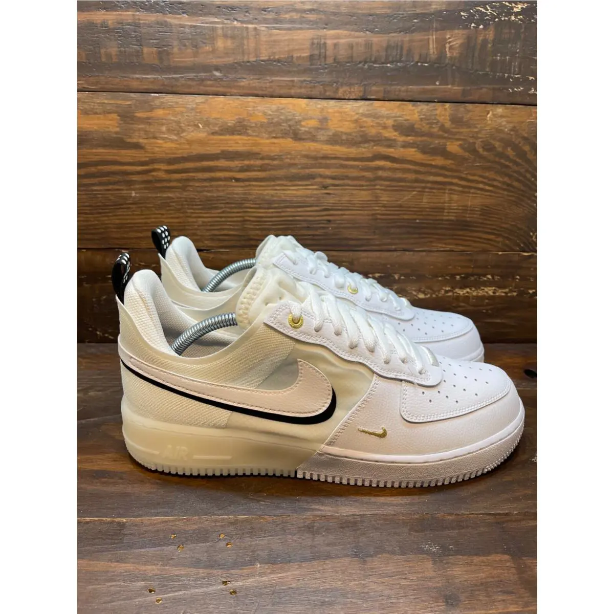 Nike shoes - Nike Air Force 1 - Air Force - DQ7669-100 - Gold 9