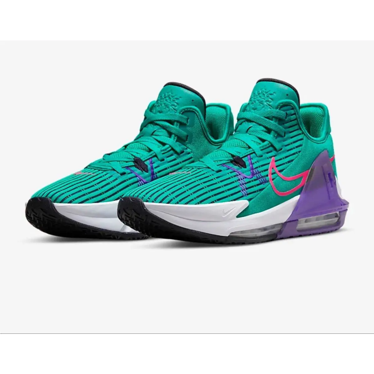 Nike shoes - Nike LeBron Witness 6 - LeBron Witness - CZ4052-300 - Clear Emerald / Hyer pink 0