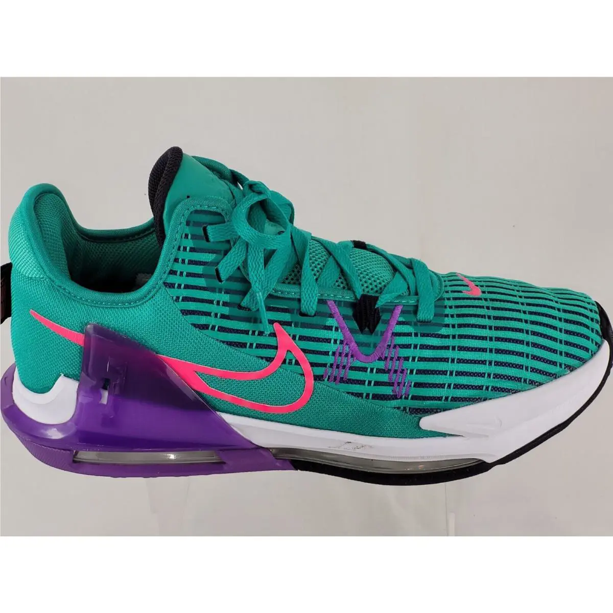 Nike shoes - Nike LeBron Witness 6 - LeBron Witness - CZ4052-300 - Clear Emerald / Hyer pink 5