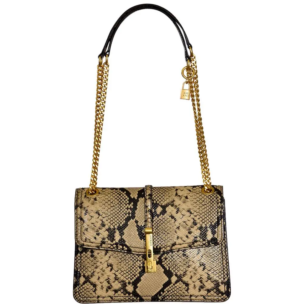 Women`s James Handbag Convertible Crossbody Flap Green by Guess