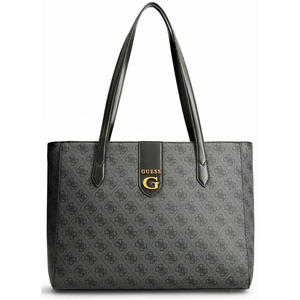 Guess Hwsb8551230 Rossana Society Logo Shopper Tote Womens Bag In Coal COAL