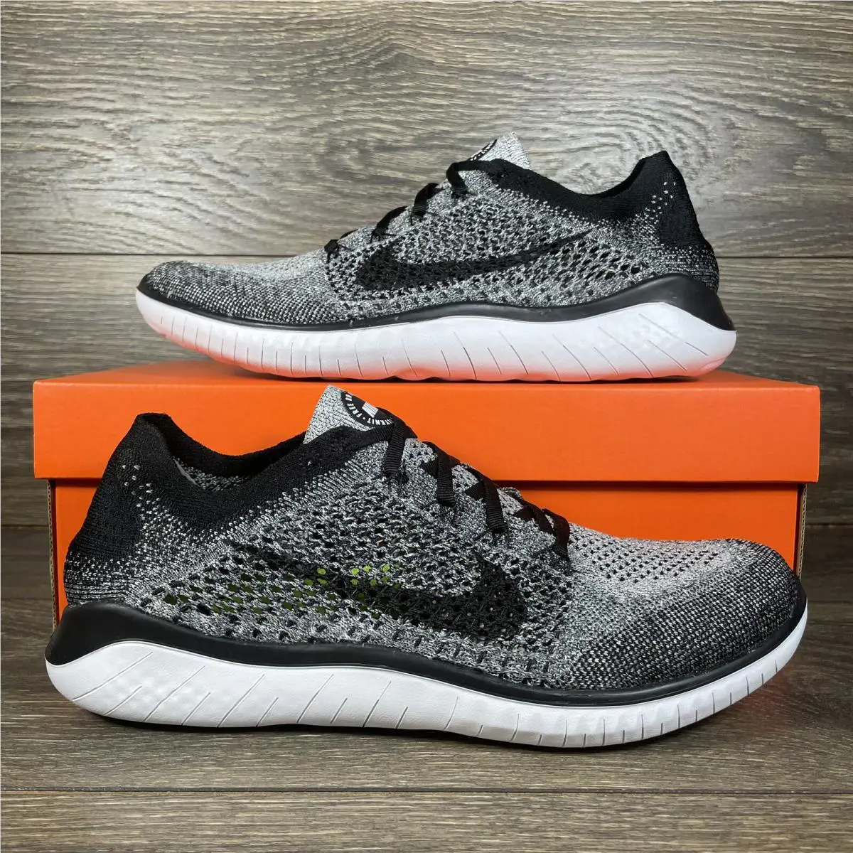 Nike shoes - Nike Free RN Flyknit 2018 - Gray 7